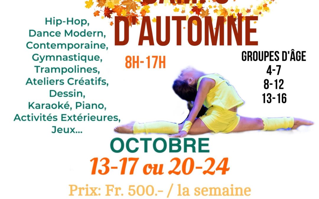 Stages d’automne 2025